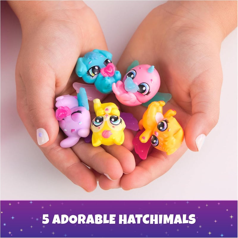 HATCHIMALS Alive, Neon Rainbow Spring Basket Toy (Styles May Vary), 3 Self-Hatching Easter Eggs, Gifts & Stocking Stuffers for Girls & Boys Ages 3 & up - Image 3